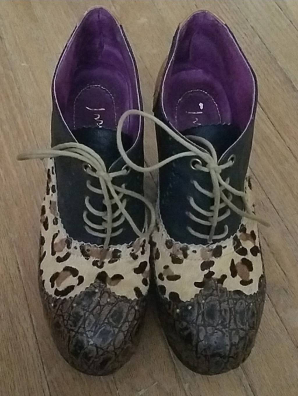 Irregular Choice | What An Angel Platform Wedge Booties